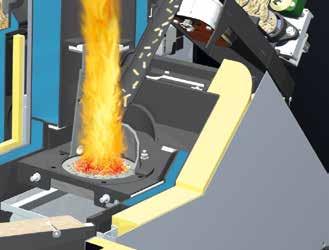 removal The water-cooled pellet burner is perfectly adapted to the fuel requirements enabling a particularly high level
