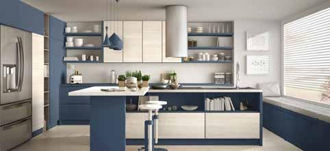 BLUE/GREENS Saturated, soft blues and greens are proof that the kitchen can inspire