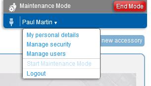 There is little risk that a user will forget that the Maintenance Mode is on as there are very few things they can do with