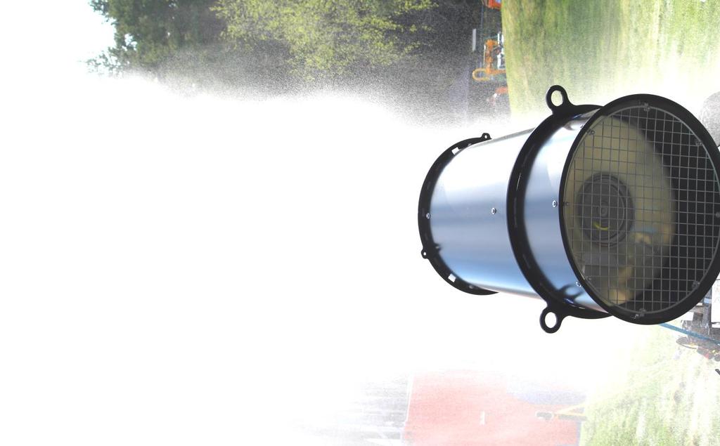 A30 - A40 - A50 - A60 CLU mist cannon HEAVY DUTY DUZTECH HEAVY DUTY mist cannons are built to last!