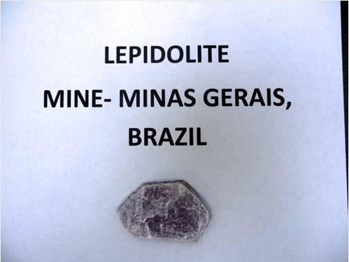 Lepidolite Copyright 2013 34 Fuschite Brazil