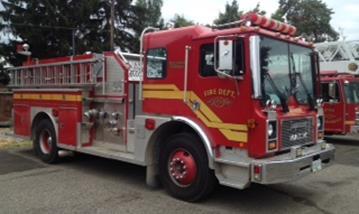 PUMPER 11 BACK UP RESCUE 1996 Spartan/ Superior Originally was Engine 1 that was moved to reserve status in 2011 after 15 years of front line