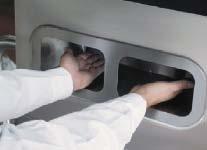 SANITARY APPLICATIONS Two way combination system that controls entry and