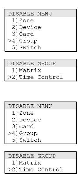 3.11 Disabling and enabling a time control The fire alarm system can be programmed with one or more time controls.