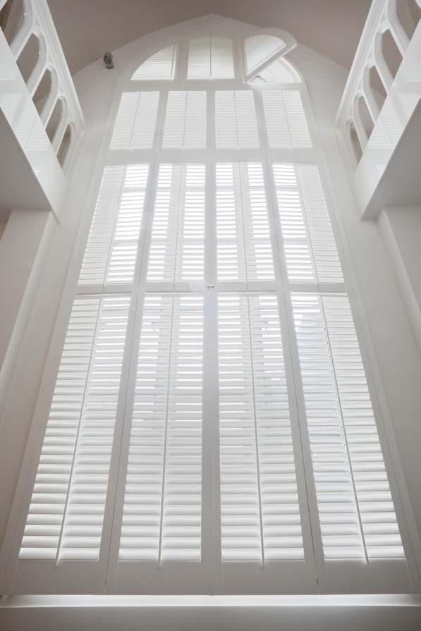 MADE-TO-MEASURE SOLUTIONS TO SUIT ANY WINDOW SHAPE & SIZE SHUTTER SHAPES Below is a