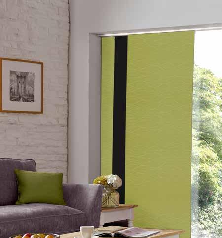 1 PANEL BLINDS 2 Window coverage with a modern twist; Blindtex Panel range offers over 500 options in both soft and hard panel