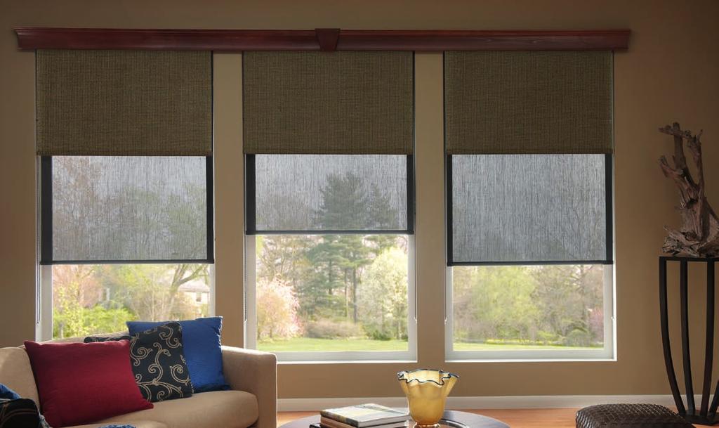 DUAL SHADES FOR YOUR EVERCHANGING DAY. Versatile Dual Shades let you control the amount of lighting and the level of privacy indoors.