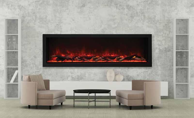 NEW Amantii BI-72-DEEP-XT electric fireplace