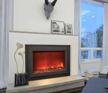 included media KEY FEATURES: Flush Mount Zero Clearance Sierra Flame s Flush Mount