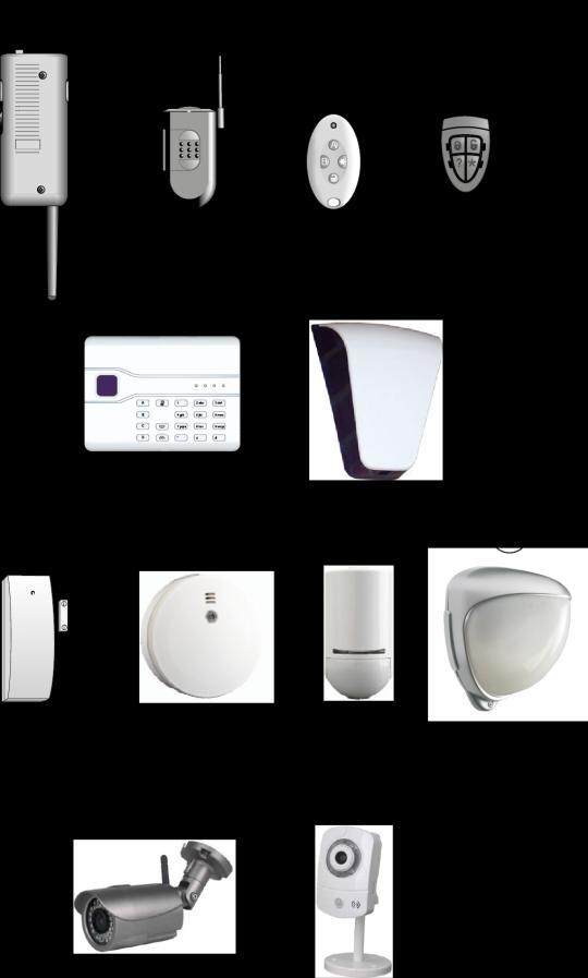 Introduction System Peripherals An i-on Compact alarm system can contain many different types of device, depending on the requirements of the installation.