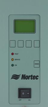 Features Comparison Display of space RH and Setpoint Keypad setpoint adjustment Network capability up to 1600 lbs Autopulse of drain valve Cylinder drain (3 day no-call) Disposable cylinders Auto