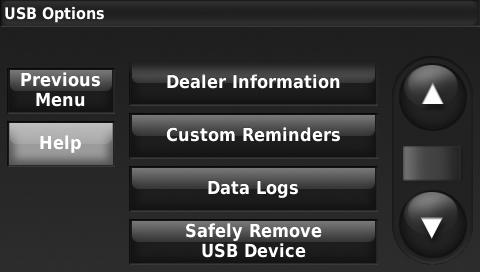 Use the Left/Right arrows to scroll to a desired hour, day, week or month. 4. Select the log you want to save to USB. Fig. 182. 5.