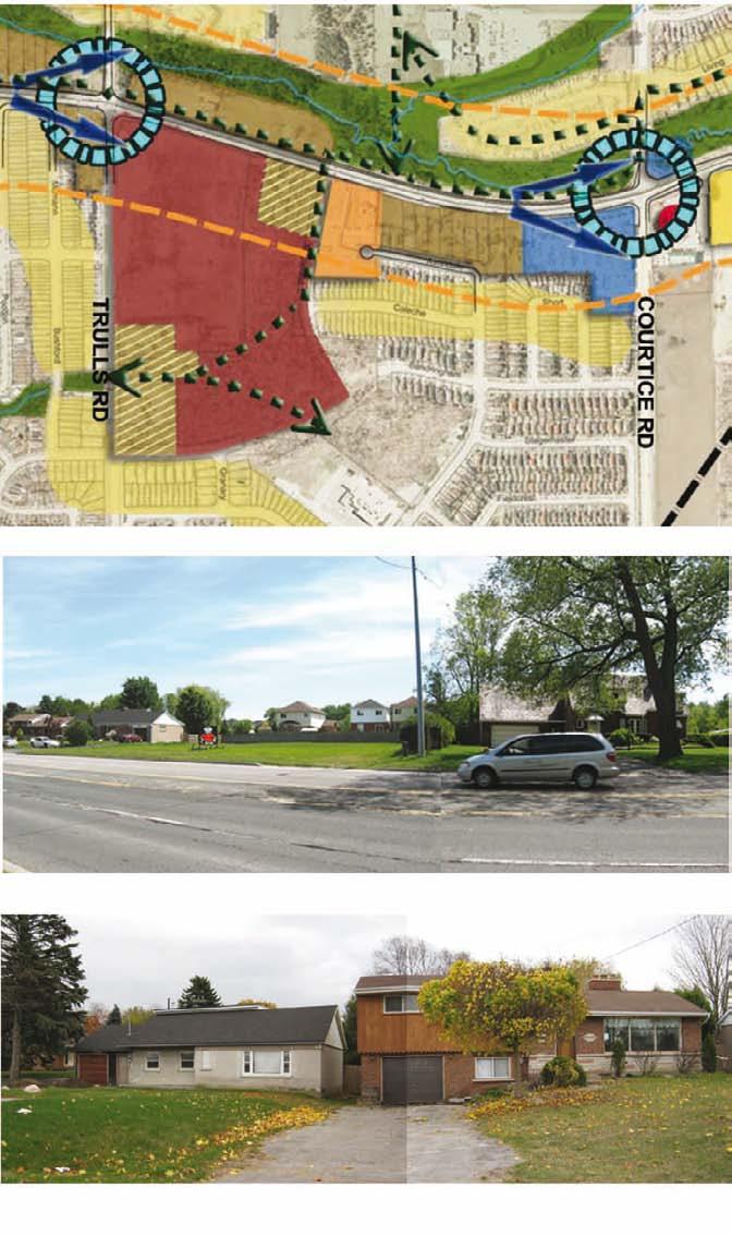 Excerpt of maps A and B from Section 8. 2.2 Central : 2.2.2 Central East : Trulls Road to Courtice Road Refer to Section 8 for full diagrams and legends.