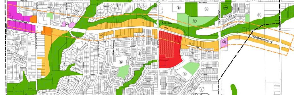 5.3.3 Getting To ROPA 128 Preliminary Planning Options with Compatibility To address the broad strokes of ROPA 128 and test the potential of development in Courtice, two preliminary development