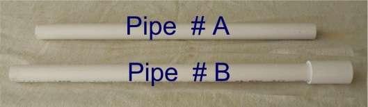 Pipes A (short) and