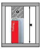 PE1 Pellet B A C D Minimum distances in the boiler room 20 35 A Distance between insulated door and wall 24 inches (600 mm) B Distance side