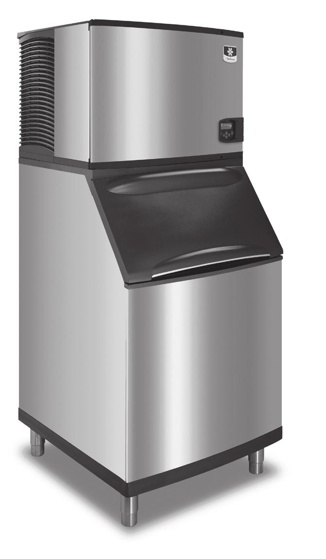 Indigo Series 500 Ice Cube Machine Model: IR-0500A ID-0502A IY-0504A IR-0501W ID-0503W IY-0505W Specifications BTU Per Hour: ID-0592N 6,100 (average) 6,900 (peak) Refrigerant: R-404A CFC-free