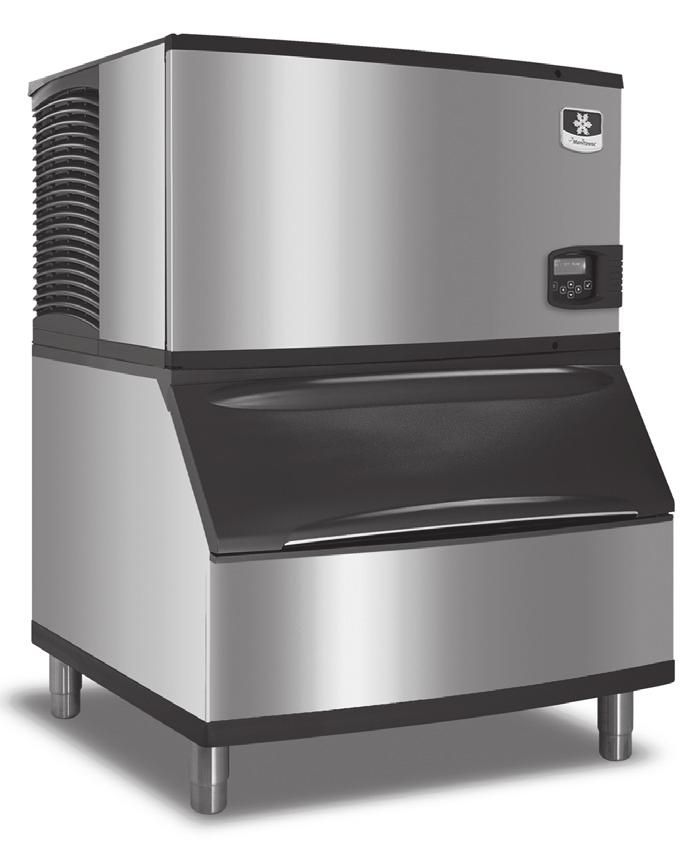 8 Water-cooled: 10 Maximum fuse size: 15 amps 1ph Indigo Series i-300 Ice Machine on B-170 Bin Designed for operators who know that ice is critical to their business, the Indigo Series ice machine's
