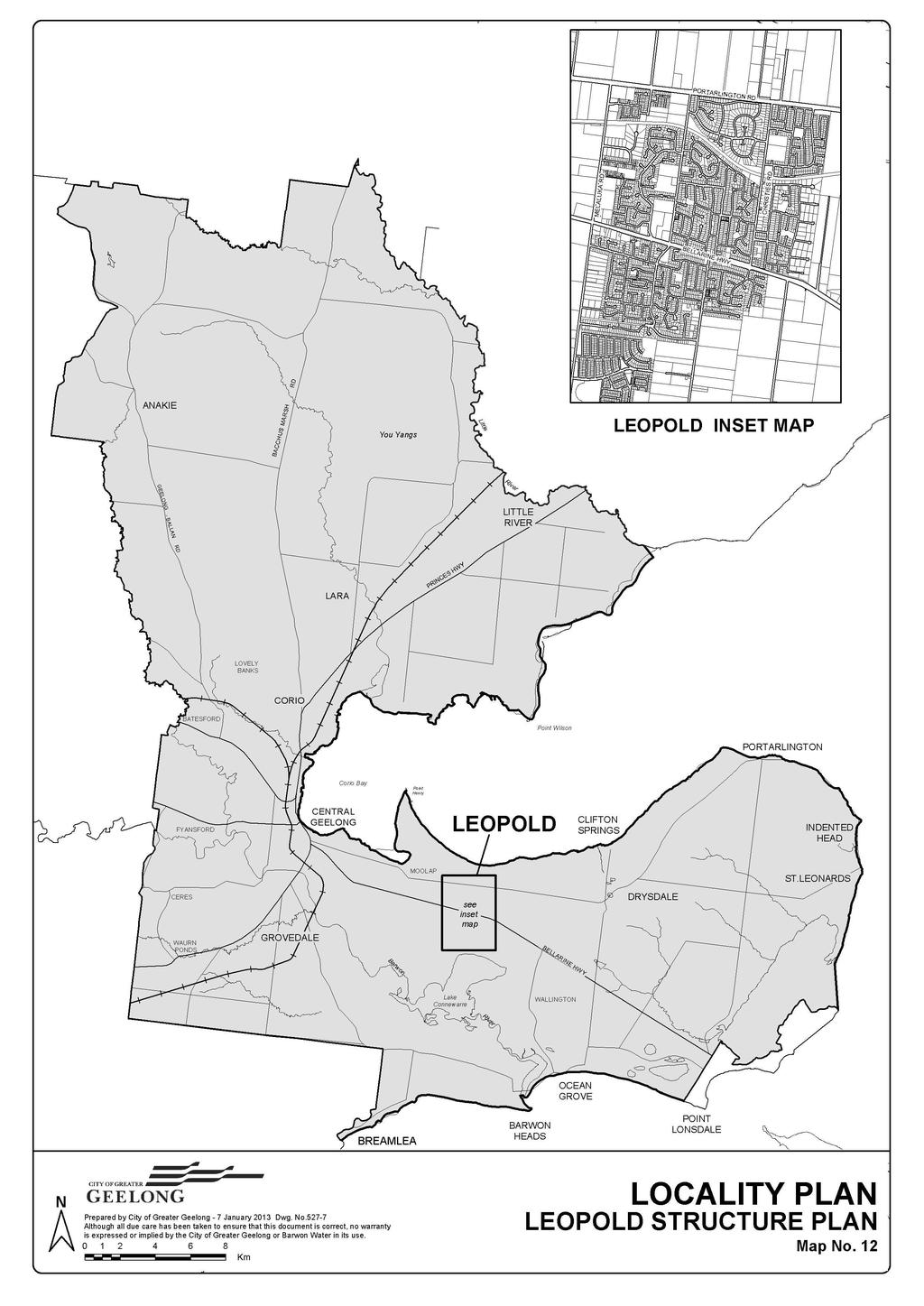 Map 12 - Locality Map Leopold