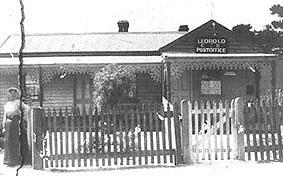 The original Post Office was destroyed by fire and a new one built in 1885 - the year the name was changed to Leopold Post Office.
