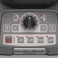 Custom Program Buttons - offer the operator a large degree of custom blending and precision control.