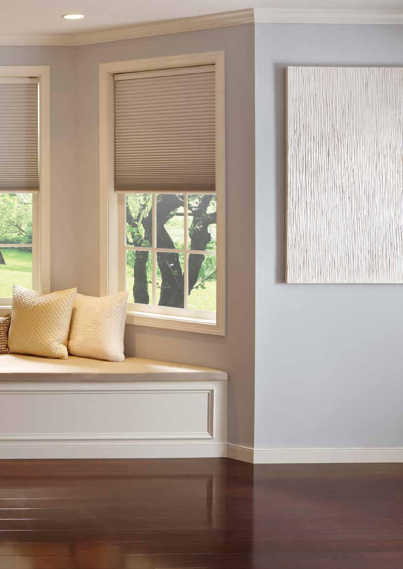 You can have your blinds programmed to adjust their height based on the time of day and position of the sun.