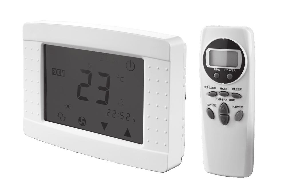 The Control Unit is operated in combination with the indoor digital thermostat (not included in delivery package) of the following two types: RTS-1-400 (RTSD-1-400) and