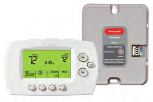 TOTAL CONNECT COMFORT EConnect TM Wireless Comfort Control System RedLINK -enabled wireless thermostat for electric heat Brings control from the floor to the wall for optimal sensing and comfort