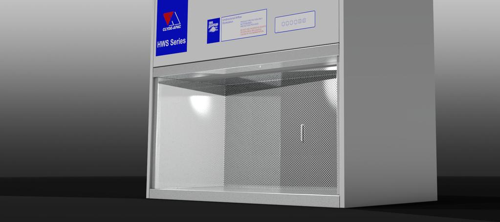 12. PRODUCT RANGE In addition to HWS and VWS Series cabinets, AES Environmental manufacture the full range of Clyde Apac standard and custom designed equipment, including: Class I biological safety