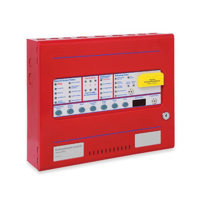FireBeta A-XT UL Approved Extinguishant Control Panel KEY FEATURES UL Listed Three initiation circuits as standard Any single ones or combination of ones can be configured for release Configurable
