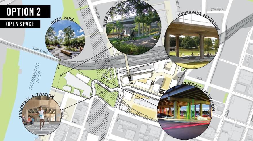 13. Does Option 2 provide a good intensity of land uses and open space opportunities for an active and vibrant destination for the commuters and local residents alike? Responses: Too cluttered.