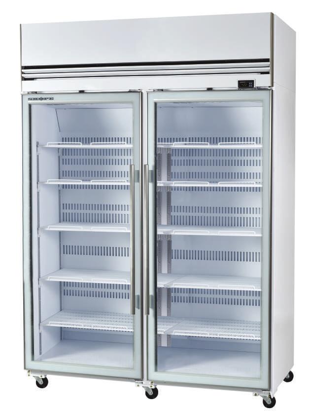 VF X SERIES Premium Freezer Range Display / Top Mount The new X series takes the popular VF premium, energy efficient freezers to a new level with a modern frameless glass door, redesigned louvre,