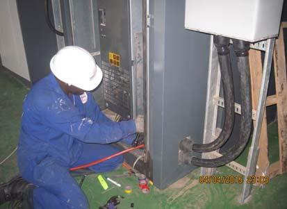 Refurbishment of the 11kV sub-station, new transformers and low voltage
