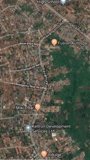 FINDING OFFICE LOCATION By road, leave the centre of Kampala in a southerly direction towards Lake Victoria, via the Ggaba Road.