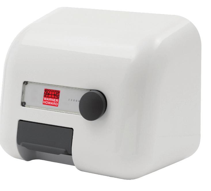 6kW / 7A / 240V / 50Hz 310 x 240 x 175 (WxHxD) 6,500 rpm 3kg White, Polished Chrome 5500M A hardwearing, durable die cast aluminium hand and face dryer with manual operation.