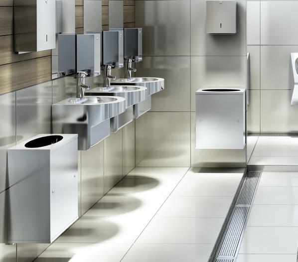 Stainless Steel Sanitaryware At Purus you can find stainless steel sanitary products for your home as well as for public buildings.