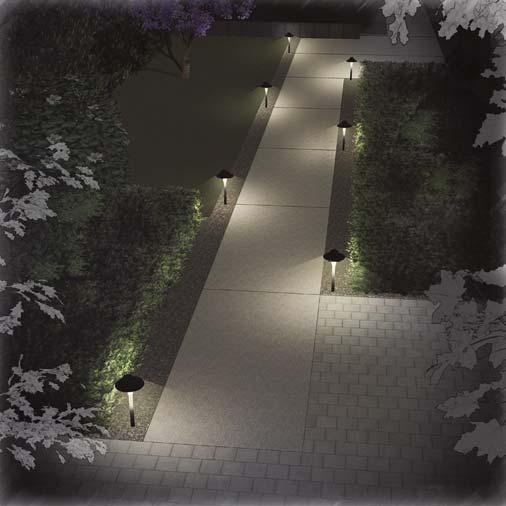 Lighting Techniques Path & Spread Lighting Illuminate sidewalks, stone pathways and lawn walkways