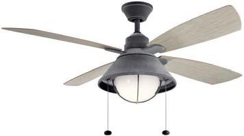 Outdoor Ceiling Fans Outdoor Living 54" Seaside LED AIR PERFORMANCE