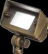 12V - FLOOD LIGHT Wiring LED Lamp Options ALL/FL50 Brass