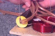6. Cut the supplied wire into 22 pieces approximately 13-1/2"long. Strip the insulation on all wires back about 1/2".