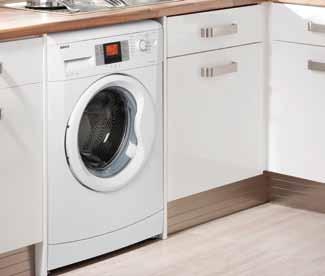 Freestanding Large Load Capacities Available in 9, 8 and 7kg* models, Excellence washing machines allow you to wash larger loads less often, making your life easier by saving you time as well as