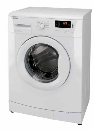installation and flush finish with kitchen units Automatic water level reduction for half load or small loads Water consumption (litres) 40 40 40 114 WMB6161 WMB6141 WMB61221 6kg washing machine with