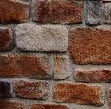 Stone and stone veneer is not recommended as the primary