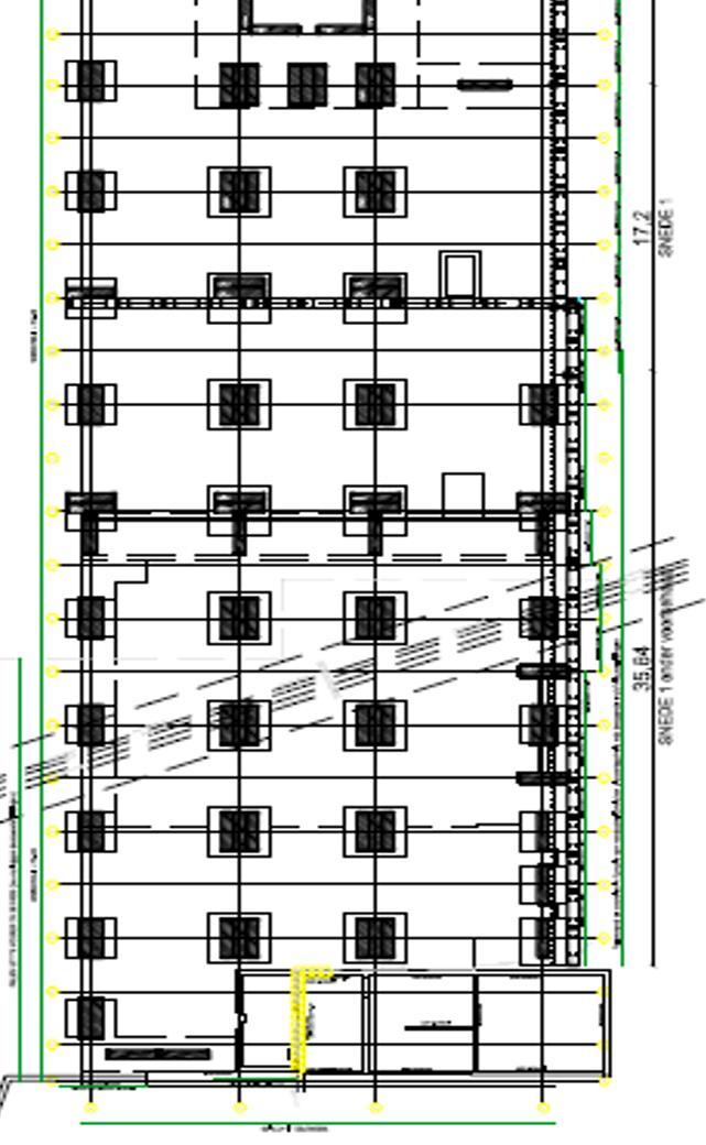 4. Hybrid concept without load transfer platform Soil mix elements used as bearing elements New foundation plan with CSM-panels A group of 5 piles three