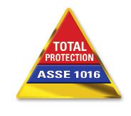 ASSE 1016 T/P Technology Total Protection is Now Affordable Powers has developed the first affordable type T/P shower valve to minimize the risk against scalding, Legionella, and the