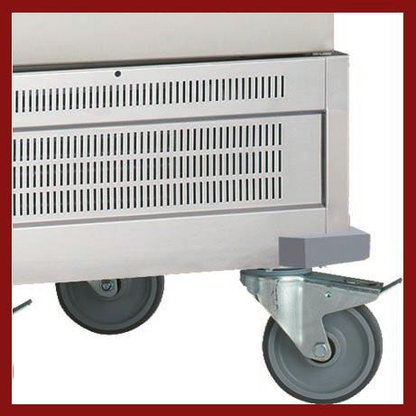Especially designed for mainteining and serving previously prepared cold food. Ideal to replace cold chambers or refrigeration units. Refrigeration unit with fan built inside the chamber.