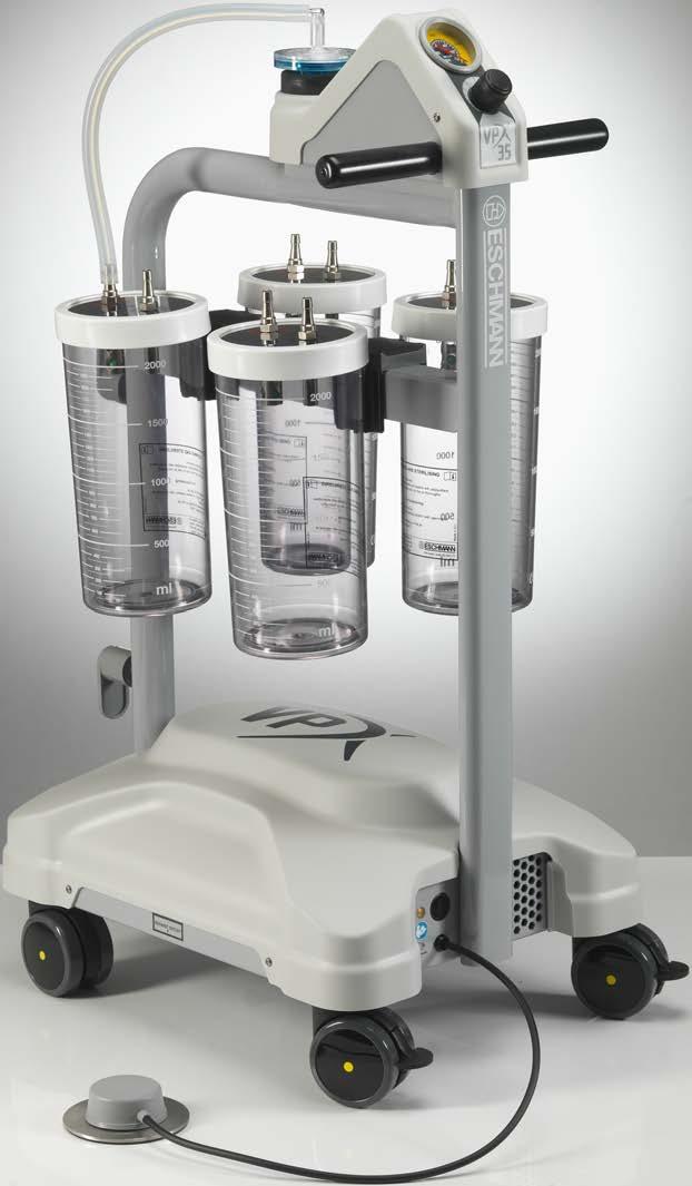 Advanced Portable Suction The new VPX advanced portable suction range from Eschmann provides the perfect solution for today s hospital and operating theatre environments.