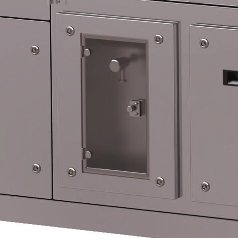 Each option includes the following components: One (1) Stainless steel enclosure with hinged clear plastic door mounted through the service panel One (1) 0.