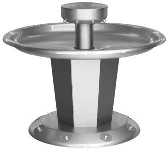 SENTRY WASHFOUNTAINS Sentry Washfountains are designed for light to moderate hand washing and ADA compliance with the durability and stainresistance of Stainless Steel.