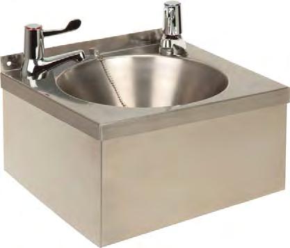 345 210 185 265 Handwash Sink HANDWASH SINKS Stainless steel handwash sinks designed for installation in commercial catering kitchens.